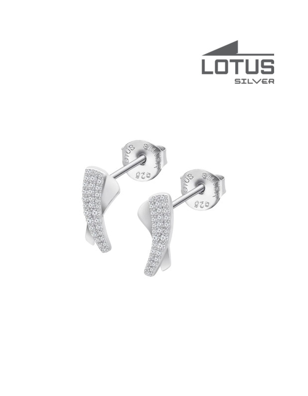 LOTUS SILVER EARRINGS